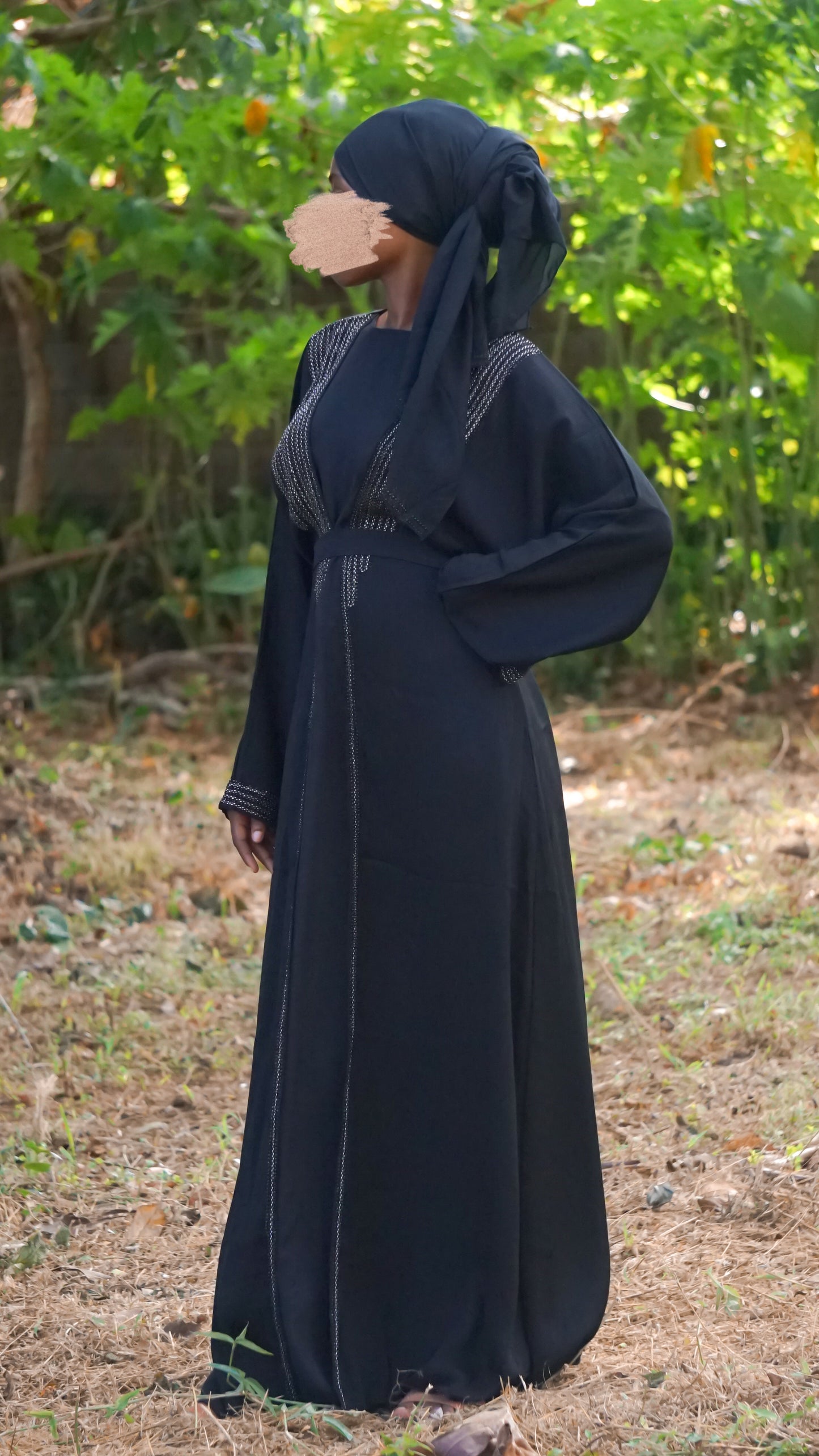 Abaya ensemble de 4 pièces